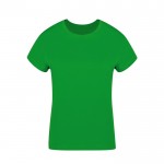 Camiseta para mujer de 100% algodón peinado Ring Spun 160 g/m2 color verde primera vista