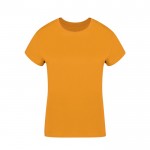 Camiseta para mujer de 100% algodón peinado Ring Spun 160 g/m2 color dorado primera vista
