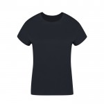 Camiseta para mujer de 100% algodón peinado Ring Spun 160 g/m2 color azul ultramarino primera vista