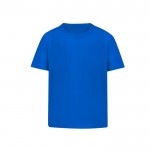 Camiseta para niños de 100% algodón peinado Ring Spun 160 g/m2 color azul primera vista