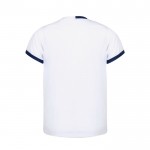 Camiseta técnica transpirable de poliéster con diseño bicolor 135 g/m2 color blanco segunda vista