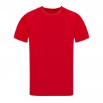 Camiseta técnica de 100% poliéster transpirable 135 g/m2 color rojo primera vista