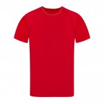Camiseta técnica de 100% poliéster transpirable 135 g/m2 color rojo primera vista