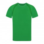 Camiseta técnica de 100% poliéster transpirable 135 g/m2 color verde primera vista