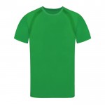 Camiseta técnica de 100% poliéster transpirable 135 g/m2 color verde primera vista