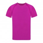 Camiseta técnica de 100% poliéster transpirable 135 g/m2 color fucsia primera vista