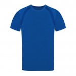 Camiseta técnica de 100% poliéster transpirable 135 g/m2 color azul primera vista