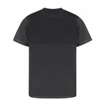 Camiseta técnica de 100% poliéster con doble tonalidad 140 g/m2 color negro primera vista