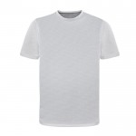 Camiseta técnica de 100% poliéster microperforado 135 g/m2 color blanco primera vista