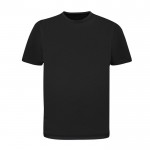 Camiseta técnica de 100% poliéster microperforado 135 g/m2 color negro primera vista