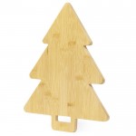 Tabla de cortar edición navideña en forma de árbol con asa troquelada segunda vista