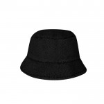 Gorro de sherpa y suave tacto con cordón ajustable interno color negro primera vista