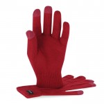 Guantes táctiles para adultos de suave poliéster RPET talla única segunda vista