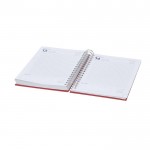 Agenda de anillas en el lateral con vista diaria en inglés y español B5 tercera vista