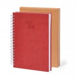 Agenda de anillas en el lateral con vista diaria en inglés y español B5