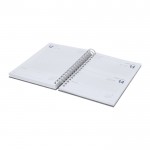Agenda de anillas de RPET con vista diaria en inglés y español B5 quinta vista