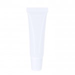 Bálsamo labial en formato crema en tubo blanco con tapón a color SPF15 color blanco primera vista