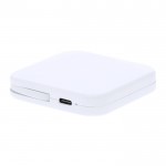 Powerbank cuadrado de ABS con conexión tipo C 1.200 mAh cuarta vista