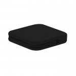 Powerbank cuadrado de ABS con conexión tipo C 1.200 mAh color negro primera vista