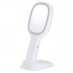 Espejo multifunción con cargador inalámbrico, soporte móvil y luz color blanco segunda vista