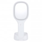 Espejo multifunción con cargador inalámbrico, soporte móvil y luz color blanco primera vista
