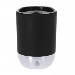Vaso térmico con tapa a juego y base de acero inoxidable 290ml color negro primera vista