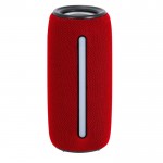 Altavoz inalámbrico con banda de luz multicolor en el medio 10W color rojo primera vista