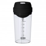 Vaso con medidas y mezclador eléctrico en la tapadera de color 300ml color negro primera vista