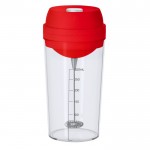 Vaso con medidas y mezclador eléctrico en la tapadera de color 300ml color rojo primera vista