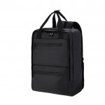 Mochila para portátil de PU con doble asa de transporte 15