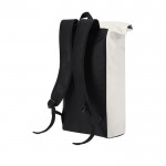 Mochila roll-top para portátil de suave PU con cierre de hebilla 15'' cuarta vista