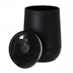 Vaso take away de doble pared con base redonda y tapa a juego 320ml cuarta vista