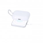 Cargador inalámbrico con mosquetón para dispositivos tecnológicos 15W tercera vista