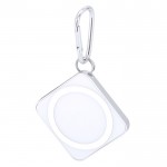 Cargador inalámbrico con mosquetón para dispositivos tecnológicos 15W color blanco primera vista