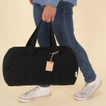 Bolsa de viaje de canvas 100% reciclado con fuertes asas de transporte