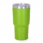 Vaso térmico de acero inoxidable con dosificador en la tapa 530ml color verde primera vista