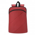 Mochila de PU para portátil con 2 bolsillos frontales invisibles 15'' color rojo primera vista