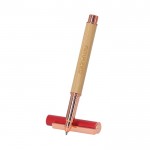 Roller de bambú y aluminio con detalles en oro rosa tinta azul cuarta vista