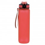 Botella diseñada para una buena hidratación con dosificador 1L color rojo primera vista