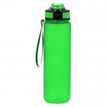 Botella diseñada para una buena hidratación con dosificador 1L color verde primera vista