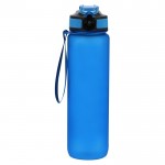 Botella diseñada para una buena hidratación con dosificador 1L color azul primera vista