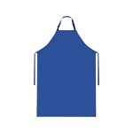 Delantal de material impermeable con cintas a juego 320 g/m2 color azul primera vista
