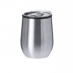 Vaso térmico de acero inoxidable con tapa transparente 330ml segunda vista