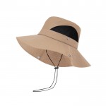 Gorro de poliéster estilo safari con cordón de transporte ajustable segunda vista