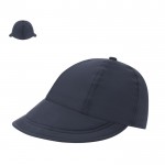 Gorra de 6 paneles de poliéster con una extensa visera