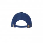 Gorra de poliéster RPET ajustable con hebilla metálica UV50 cuarta vista