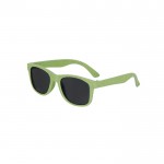 Gafas de sol para niños de caña de trigo y lentes negros color verde primera vista