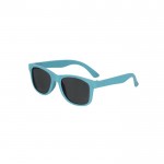 Gafas de sol para niños de caña de trigo y lentes negros color azul primera vista
