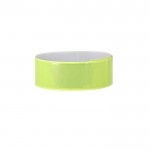 Pulsera reflectante personalizable de ajuste automático color amarillo primera vista