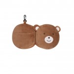 Kit de reposacabeza y antifaz para niño en estuche de oso quinta vista